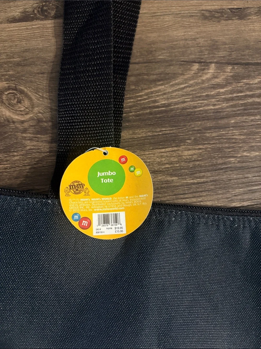 M&MS black tote